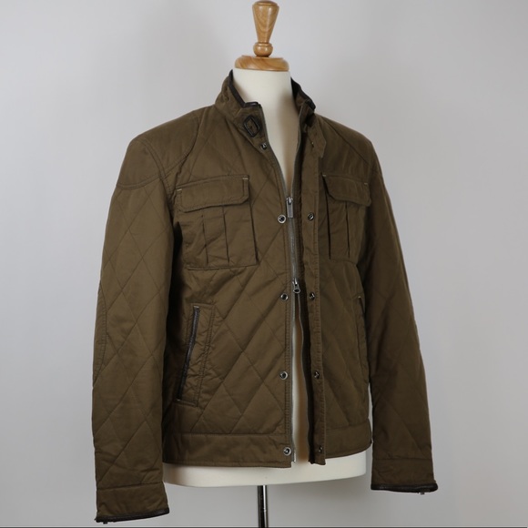 Massimo Dutti Lightweight Quilted Moto Jacket - Picture 3 of 8